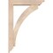 Ekena Millwork Thorton Traditional Smooth Bracket w/ Offset Brace, Douglas Fir, 5 1/2"W x 26"D x 38"H BKT0604X26X38THR01SDF - alternate 3